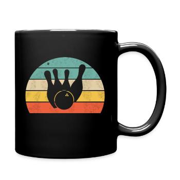 Bowling - Full Colour Mug - black - Right