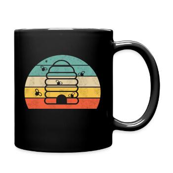 Imker - Tasse einfarbig - Schwarz - Rechts