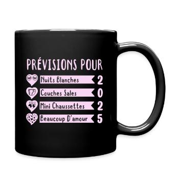 Grossesse Prévisions Pour 2025 Future Maman cadeau - Mug uni - noir - Droite