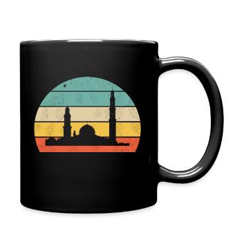 Istanbul skyline - Full Colour Mug - black - Right