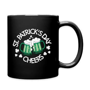 La Saint-Patrick Cheers Irish Beer - Mug uni - noir - Droite