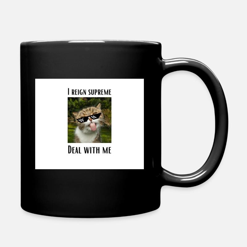 Chat rebelle - Mug uni - noir
