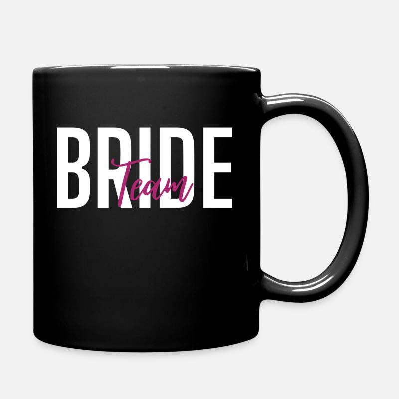 Team bride t-shirt and evjf - Mug uni - noir