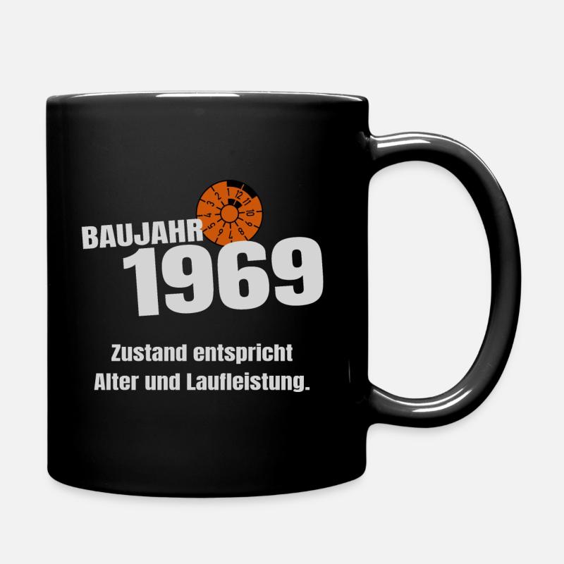 Geschenk Geburtstag Baujahr 1969 - Tasse einfarbig - Schwarz