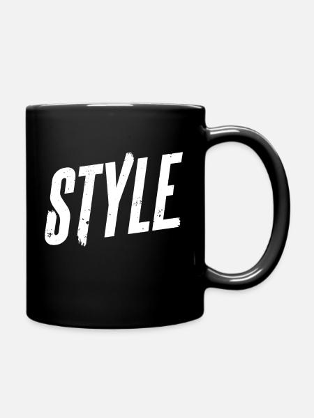 Style - Tasse einfarbig - Schwarz