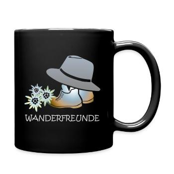 Motif Hiking Friends Mountains Nature - Full Colour Mug - black - Right