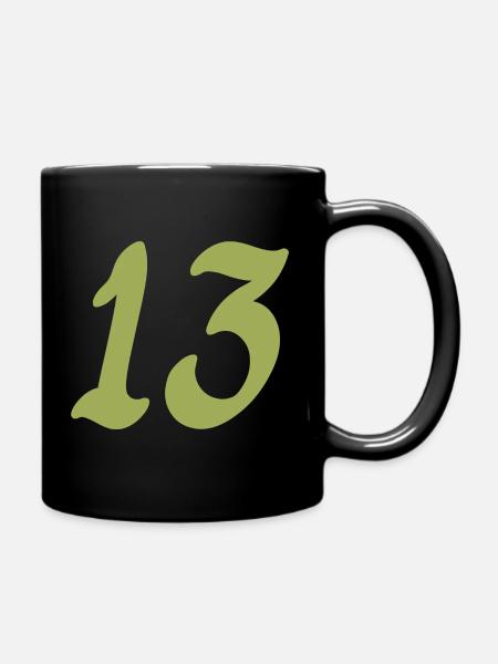 13 - Tasse einfarbig - Schwarz