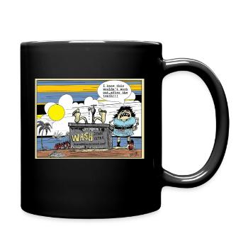 Cartoon 1 - Full Colour Mug - black - Right
