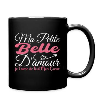 Schönes Liebesgeschenk, am besten schön Ich liebe dich - Tasse einfarbig - Schwarz - Rechts