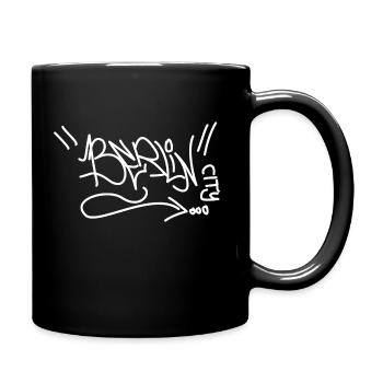 Berlin Souvenir City Art Metropolis Graffiti BLN - Full Colour Mug - black - Right