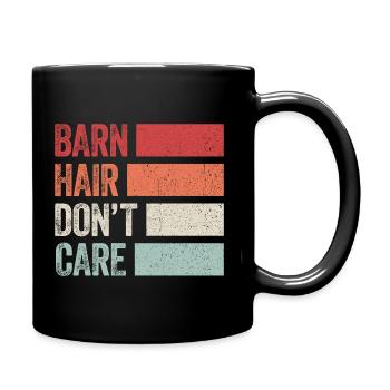 Pferdestil für echte Reitliebhaber - Tasse einfarbig - Schwarz - Rechts
