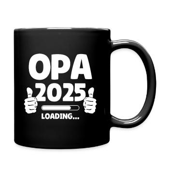 Opa 2025 Loading - Tasse einfarbig - Schwarz - Rechts