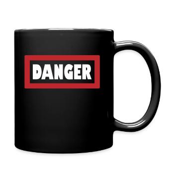 Attention: Style at its most powerful - Full Colour Mug - black - Right