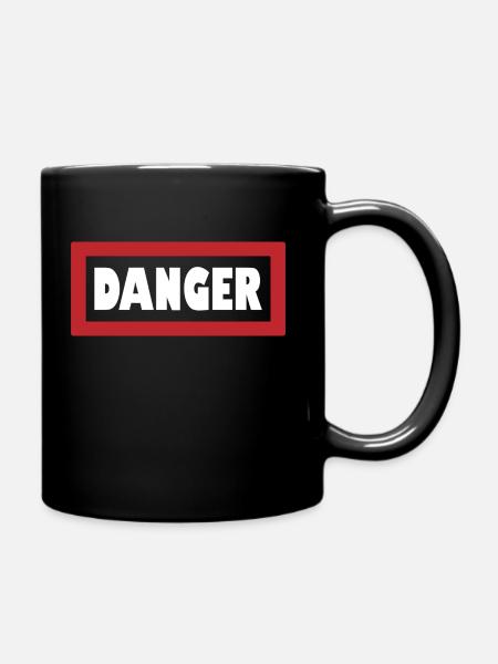 Achtung: Stil in seiner kraftvollsten Form - Tasse einfarbig - Schwarz