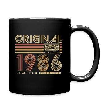 1986 Vintage Vintage Rétro Cadeau d’anniversaire - Mug uni - noir - Droite