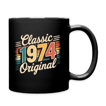Classique 1974 Original - 51e anniversaire - Mug uni - noir - Droite