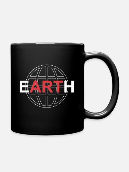 Earth like art logo - Mug uni - noir
