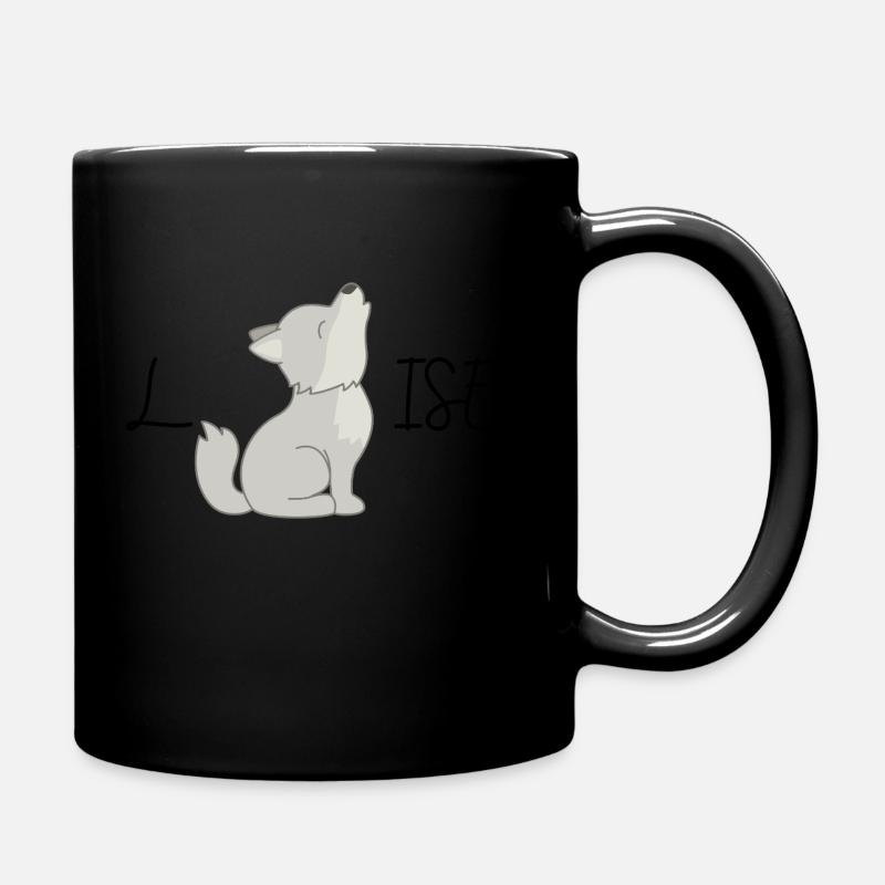 Louise version petit loup - Mug uni - noir