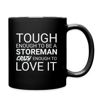 Storeman Crazy - Full Colour Mug - black - Right