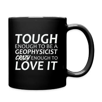 Geophysicist Crazy Geophysics - Tasse einfarbig - Schwarz - Rechts