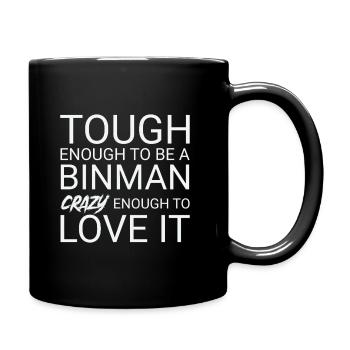 Binman Crazy - Full Colour Mug - black - Right