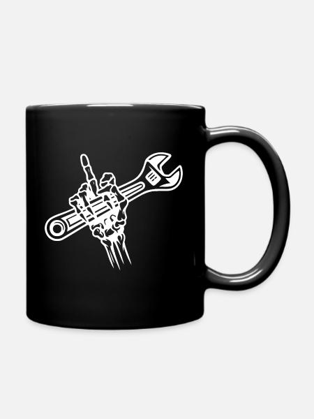 Illustration de clé à main audacieuse - Mug uni - noir