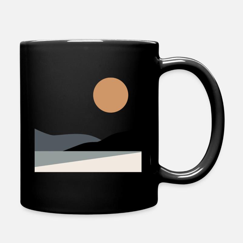 Paysage abstrait - Mug uni - noir