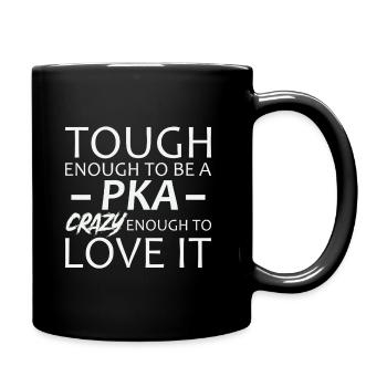 PKA Crazy Apotheke - Tasse einfarbig - Schwarz - Rechts