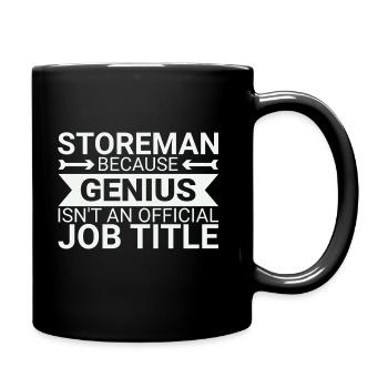 Storeman Genius - Full Colour Mug - black - Right
