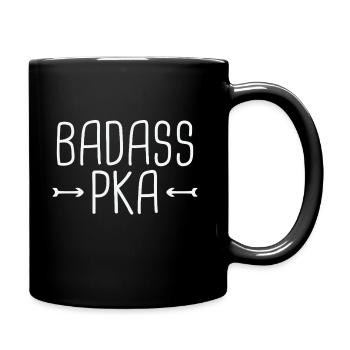 PKA Badass Apotheke - Tasse einfarbig - Schwarz - Rechts