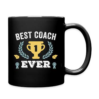 Best Coach Ever - Full Colour Mug - black - Right