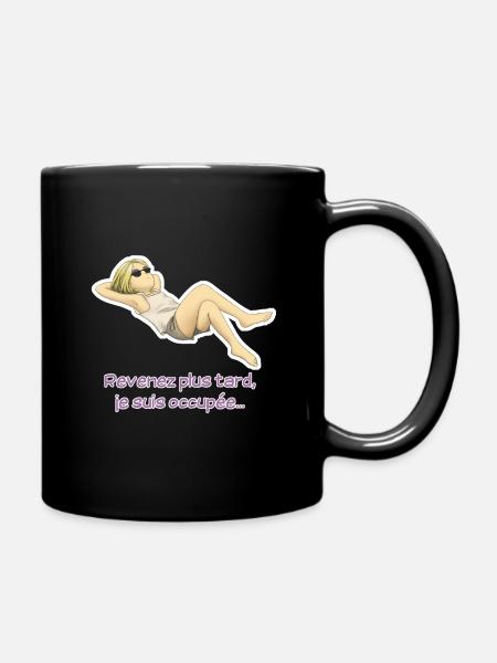 Revenez plus tard - Mug uni - noir