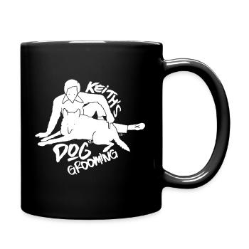Keiths Hundepflege - Tasse einfarbig - Schwarz - Rechts