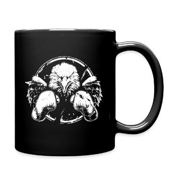 Adler Boxer Boxing MMA - Full Colour Mug - black - Right