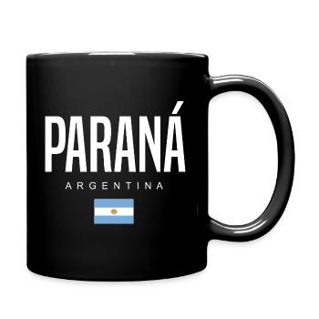 Paraná Argentina Argentinian - Full Colour Mug - black - Right