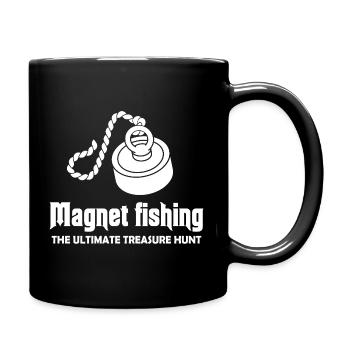 Neodymium Magnet Fishing Magnetic Fisher - Full Colour Mug - black - Right
