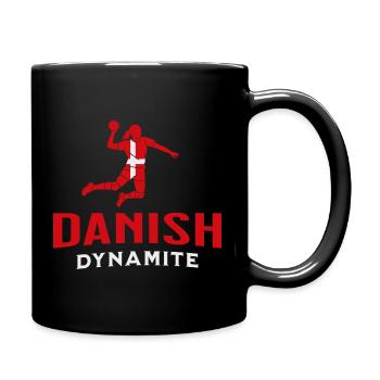 Handball World Cup 2025 Denmark Fan Pullover Hoodie - Full Colour Mug - black - Right