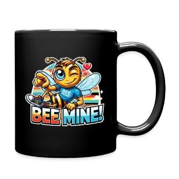 Bee Mine for men - Full Colour Mug - black - Right