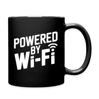 Angetrieben von Wi-Fi - Tasse einfarbig - Schwarz - Rechts