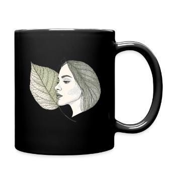 Nature is a state of mind - Mindfulness T-shirt - Full Colour Mug - black - Right