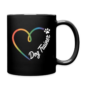 Dog trainer - Full Colour Mug - black - Right