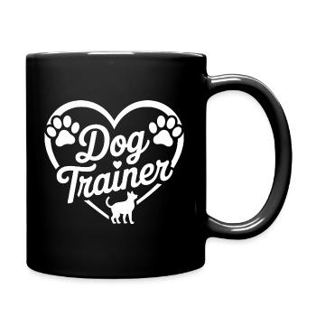 Hundetrainer Hundetraining - Tasse einfarbig - Schwarz - Rechts