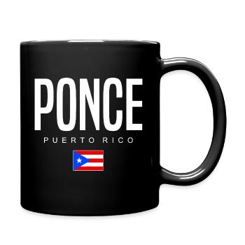 Ponce Porto Rico Portoricain - Mug uni - noir - Droite