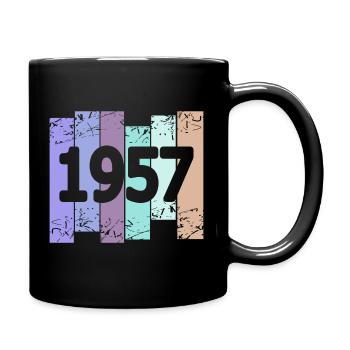 1957 - Tasse einfarbig - Schwarz - Rechts