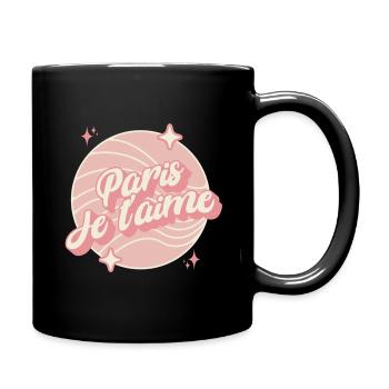Paris je t'aime - Mug uni - noir - Droite