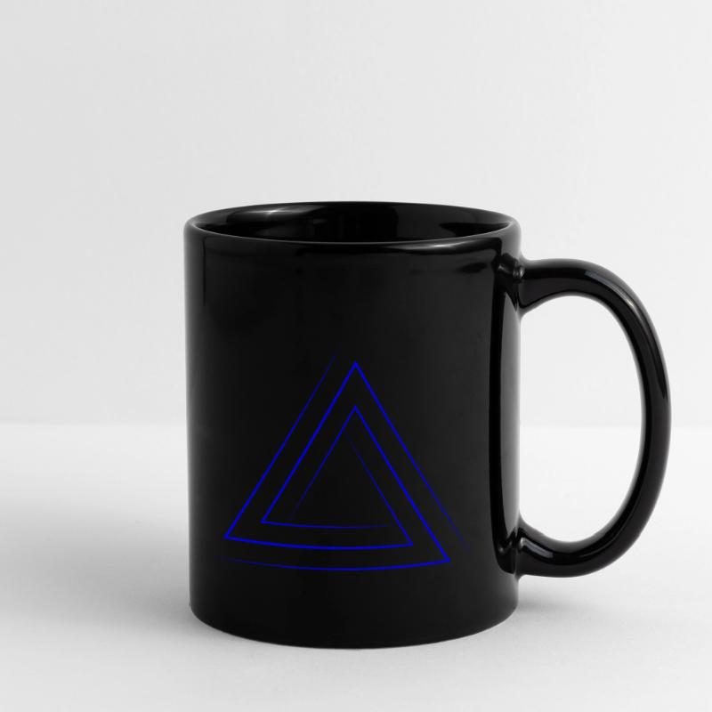 Geometric triangular nesting Full Colour Mug