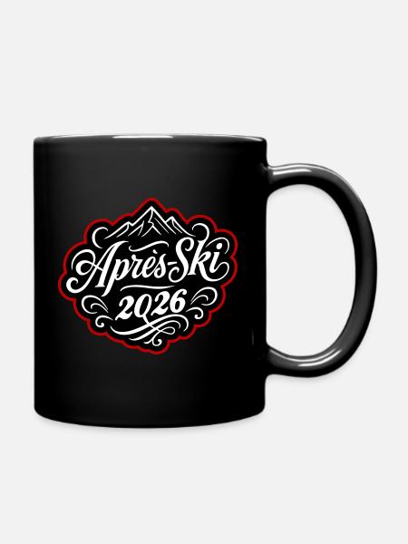 Apres-Ski 2026 Apres Ski - Tasse einfarbig - Schwarz