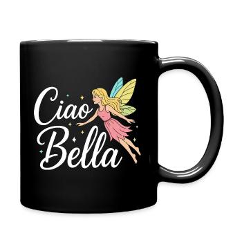 Ciao Bella - Tasse einfarbig - Schwarz - Rechts