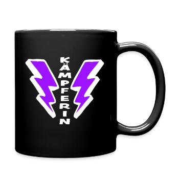 Cadeau spécial pour les filles : FIGHTER - Mug uni - noir - Droite
