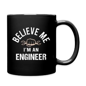 Génie mécanique Ingénieur mécanique - Mug uni - noir - Droite
